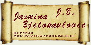 Jasmina Bjelopavlović vizit kartica